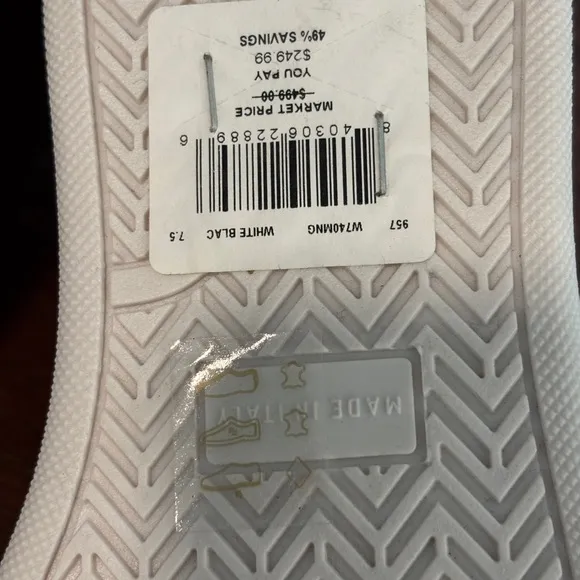 NWT VALENTINO BY MARIO VALENTINOAdriel Monogram Leather Slip On Sneakers