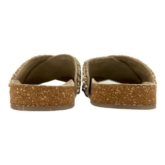 NWT Anthropologie Marnie Embellished Slide Sandals