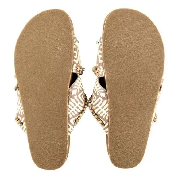 NWT Anthropologie Marnie Embellished Slide Sandals