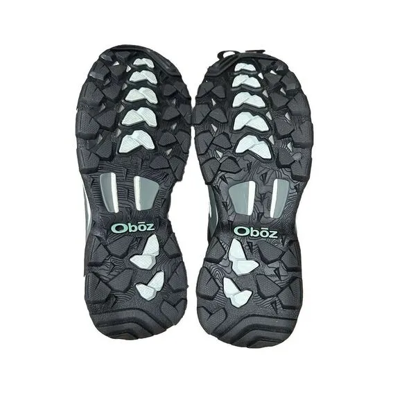 Oboz Arete Low B-Dry Waterproof Hiker Women's US 10.5 Mint/Black 42502 Sneakers