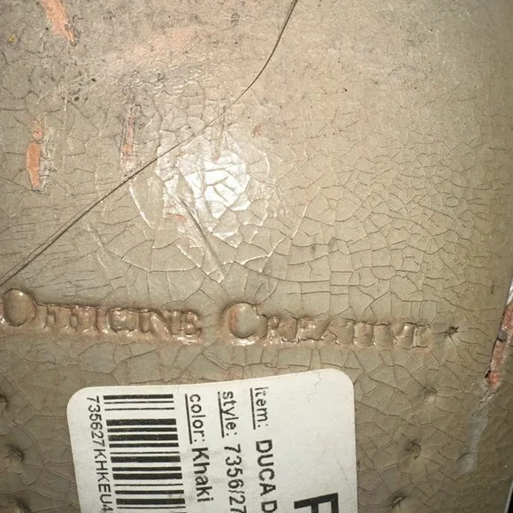 Officine Creative Beige Ankle Boots with Lace-Up Design