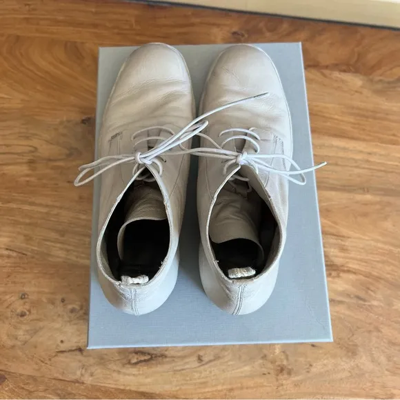 Officine Creative Grey Leather Laine Boots - orig $645! Worn twice.