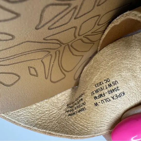 OluKai Kipe’a Olu Brown Slide Sandals