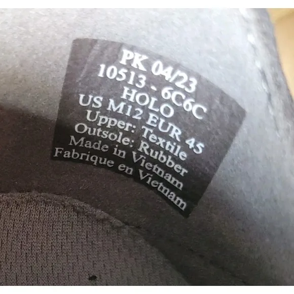 Olukai Men's Holo Sneakers 10513-6C6C Dark Shadow Mens Size 12
