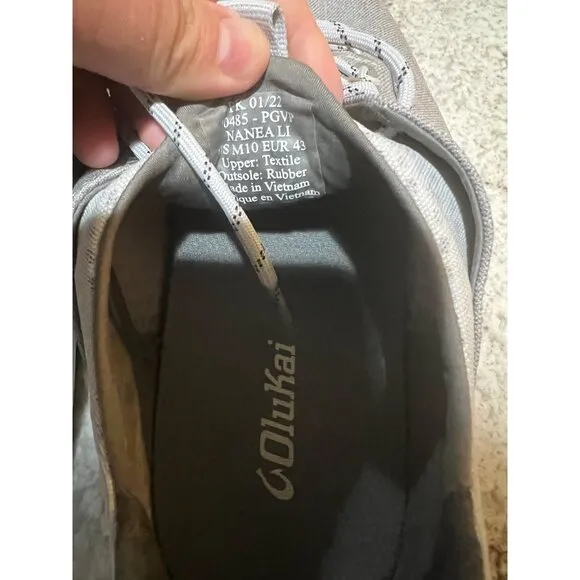 OluKai Men's Nanea Li Casual Sneakers - Size 10