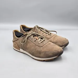 Olukai Men's Size 10 M US VGC Huaka'i li Brown Leather Lace Up Sneakers Shoes