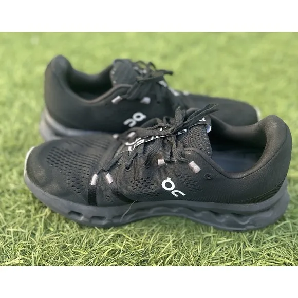 On Cloud Running CloudSurfer Shoes Women's sz 10 Black Jogging