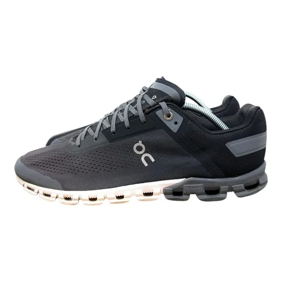 On Mens Cloudflow Black Running Outdoor Jog Shoes Sneakers Size 10.5