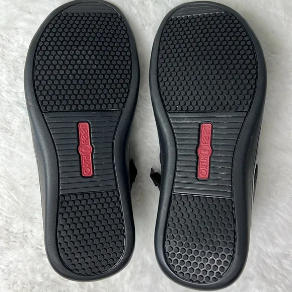 ORTHOFEET Orthopedic Maui 801 Sandal Comfort StretchKnit Adjustable Black 9 Wide