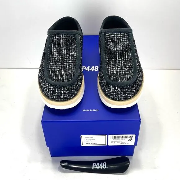 P448 BUBBLE SHAKA INDOOR/OUTDOOR FAUX FUR SLIPPERS/SNEAKERS/🆕