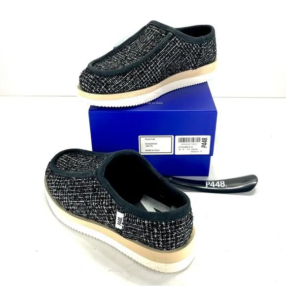 P448 BUBBLE SHAKA INDOOR/OUTDOOR FAUX FUR SLIPPERS/SNEAKERS/🆕