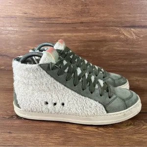 P448 Skate Wad Leather Fleece High Top Sneakers Shoes Women’s Size 8 (38)