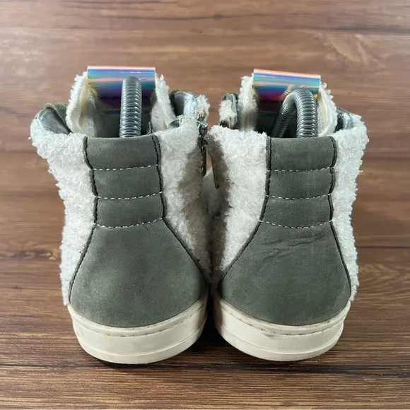 P448 Skate Wad Leather Fleece High Top Sneakers Shoes Women’s Size 8 (38)