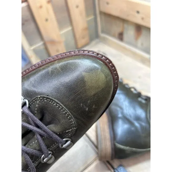 Pajar 1963 Mens US10-10.5 EU43 Olive Lace Up Boots Leather