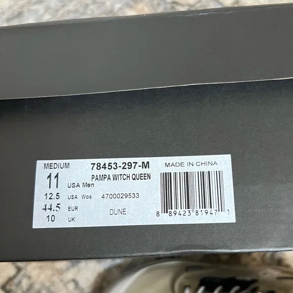 Palladium Destiny X Witch Queen Boots SZ US M 11/W W 12.5, EU 44.5 Dune. NEW