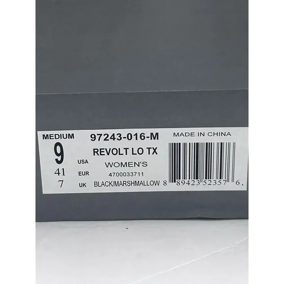 Palladium Women's Revolt LO TX Black  Size US 9M Platform Shoe 97243- 016-M  NIB