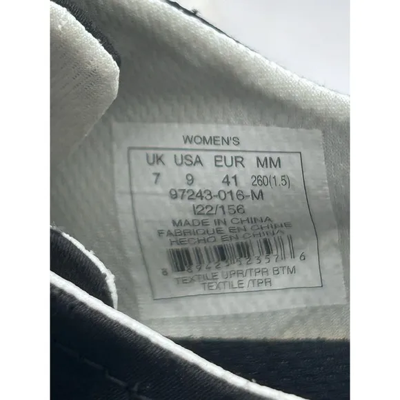 Palladium Women's Revolt LO TX Black  Size US 9M Platform Shoe 97243- 016-M  NIB