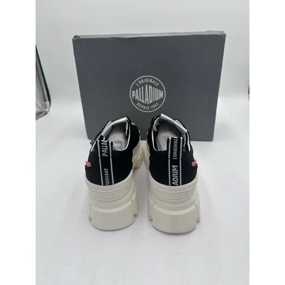Palladium Women's Revolt LO TX Black  Size US 9M Platform Shoe 97243- 016-M  NIB