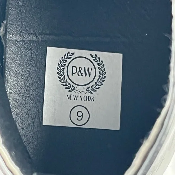 P&amp;W New York Mens Chukka Boots 7080 Black Leather‎ Lace Up Pull Tab EUR 43 9