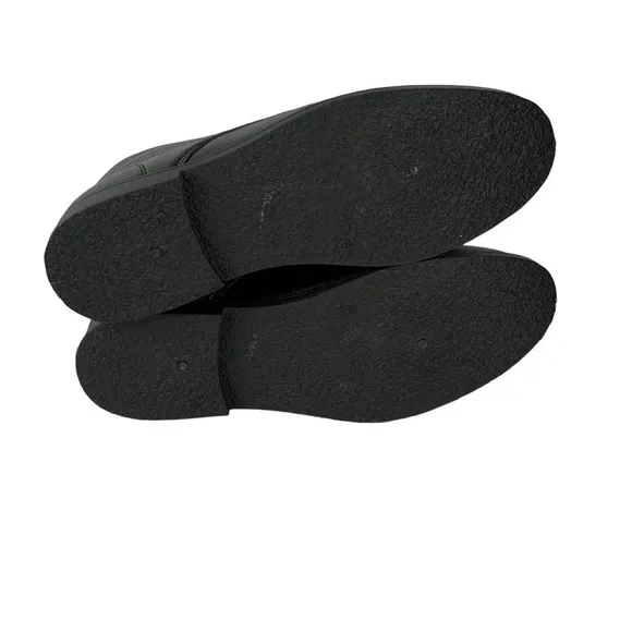 P&amp;W New York Mens Chukka Boots 7080 Black Leather‎ Lace Up Pull Tab EUR 43 9