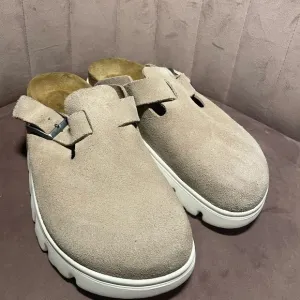 Papillio by Birkenstock Tan Loafers Slip-Ons with Comfort Sole