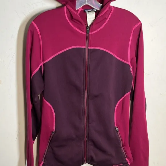 Patagonia Capilene 4 Expedition Full Zip Hooded Jacket Womans Sz M