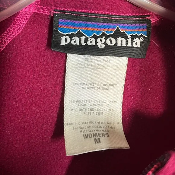 Patagonia Capilene 4 Expedition Full Zip Hooded Jacket Womans Sz M