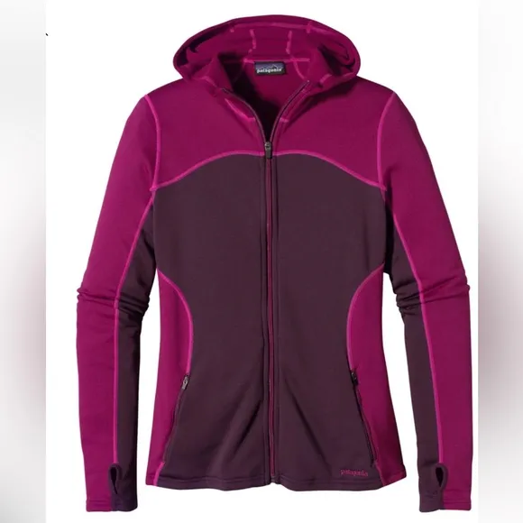Patagonia Capilene 4 Expedition Full Zip Hooded Jacket Womans Sz M