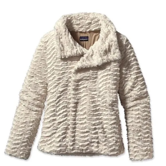PATAGONIA Pelage Fleece Jacket Raw Linen EUC