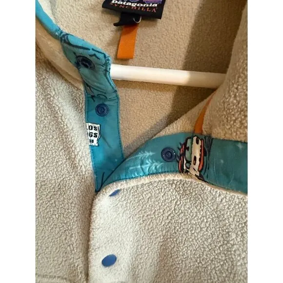 Patagonia - Snap-T Nylon-Trimmed Synchilla Fleece Pullover - Cream Mens L