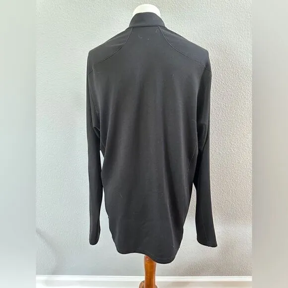 Patagonia capilene 3 midweight black zip neck shirt men’s Sz L