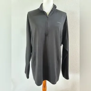 Patagonia capilene 3 midweight black zip neck shirt men’s Sz L