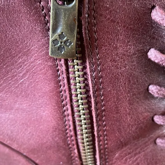 Patricia Nash Purple Lace Up Boots