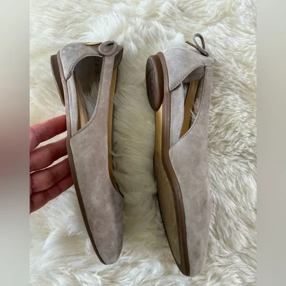 Paul Green Maureen Suede Leather Cutout Ballet Flats Shoes