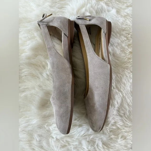 Paul Green Maureen Suede Leather Cutout Ballet Flats Shoes