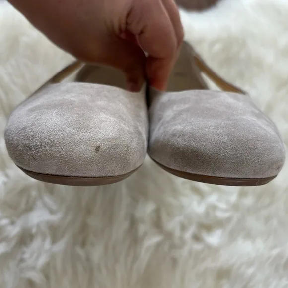 Paul Green Maureen Suede Leather Cutout Ballet Flats Shoes