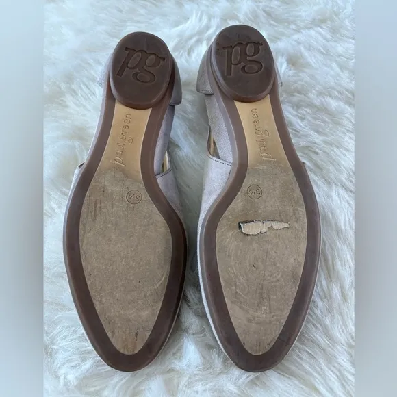 Paul Green Maureen Suede Leather Cutout Ballet Flats Shoes