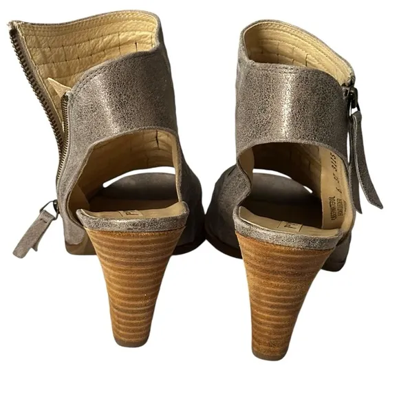 Paul Green Women's Cayanne Peep Toe High Heel Booties UK 6, US size 8.5