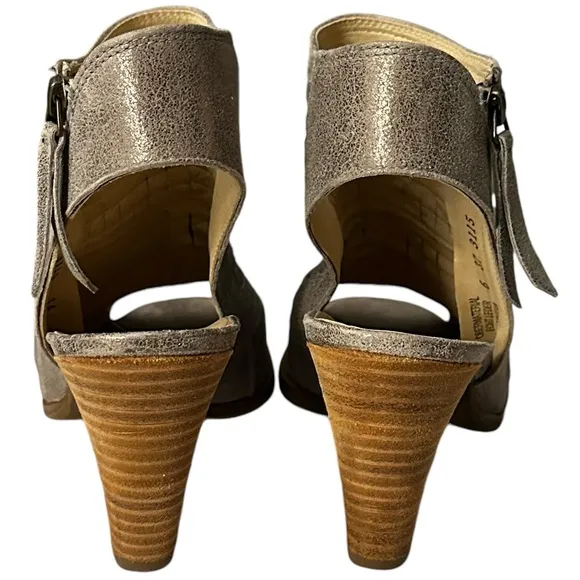 Paul Green Women's Cayanne Peep Toe High Heel Booties UK 6, US size 8.5