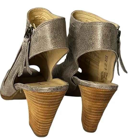 Paul Green Women's Cayanne Peep Toe High Heel Booties UK 6, US size 8.5