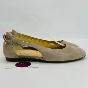 Paul Green Women's Maureen Rosewood Suede Slip On Ballet Flats Size 5.5 UK/ 8 US