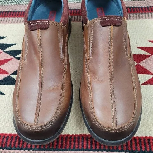 Pikolinos Bandajoz Brown Leather Slip On Loafers Moccasin Sz 46 US 12.5-13