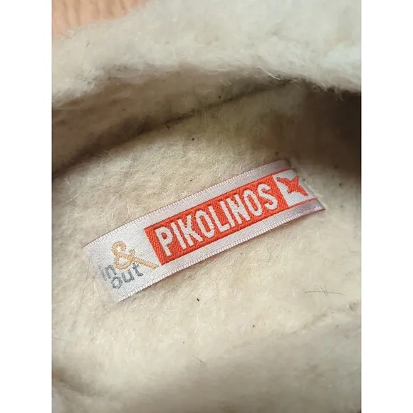 Pikolinos Granada W0W 3588C2 Olmo Clog Slide  Womens 37 Brown Fleece Lined
