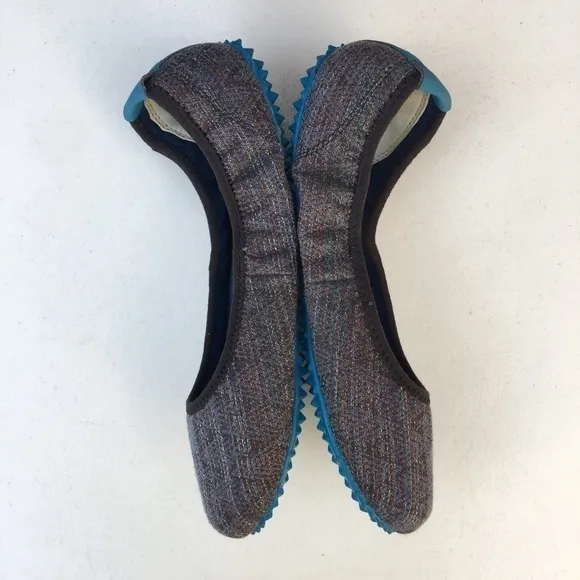 PLAE Crosby Ballet Flats Black Opal Size 6