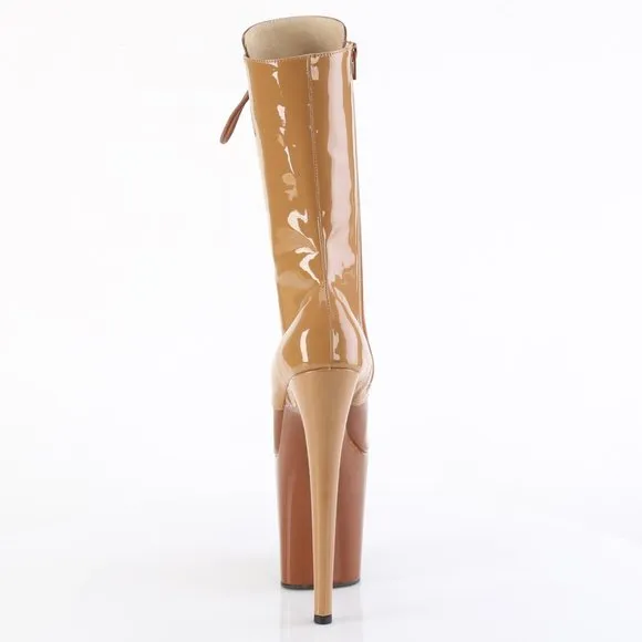 Platform High Heel Lace Up Boots