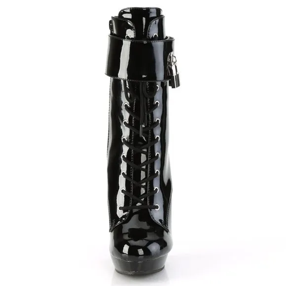 Platform Lace Up Gothic High Heel Ankle Boots