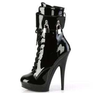 Platform Lace Up Gothic High Heel Ankle Boots