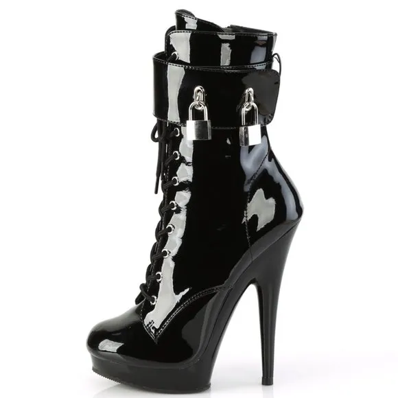 Platform Lace Up Gothic High Heel Ankle Boots