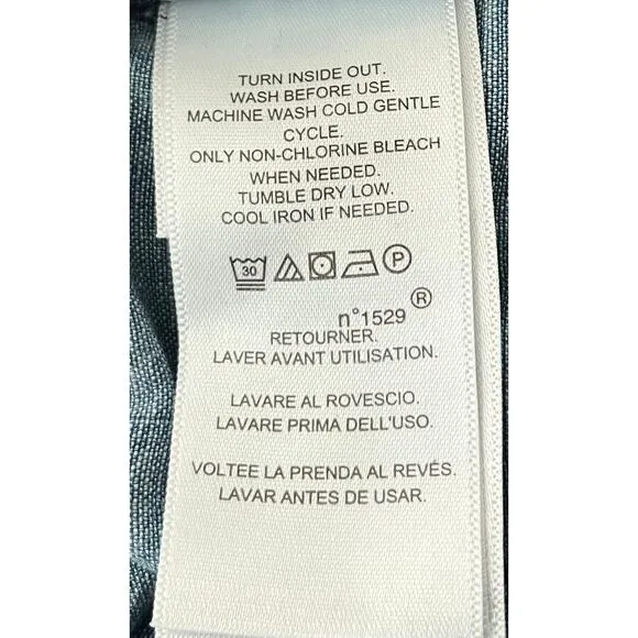POLO RALPH LAUREN &quot;PAPERBAG&quot; JEANS, WOMENS, 32R, WIDE LEG, HIGH-RISE, BELT