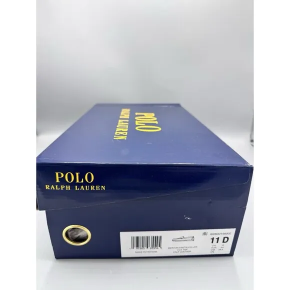 Polo Ralph Lauren Men's Merton Leather Venetian Loafers, Tan, Size 11 D